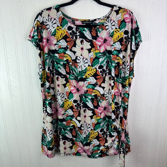 Lane Bryant Blouse Floral‎ Print Size 18/20 - Picture 1 of 5